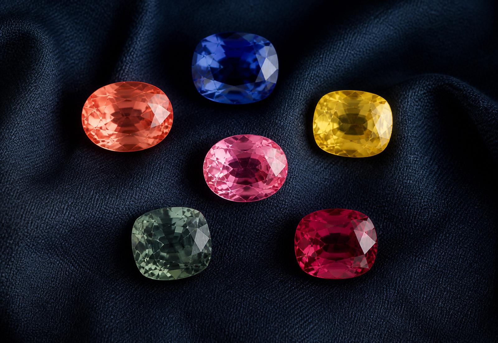 Curated Ceylon gemstone selection